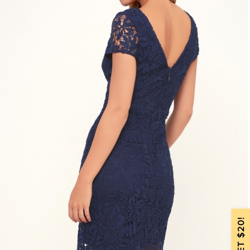 Blue Lace Dress
